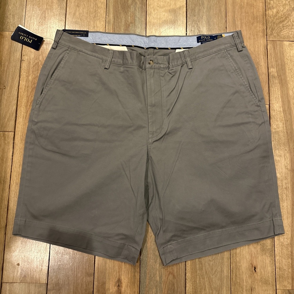 Polo Ralph Lauren Shorts Classic Stretch Fit 46B Mens Gray Preppy NWT 9in NEW